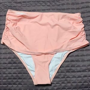 Pink bathing suit bottom